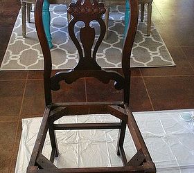 thrift store chairs rescue reveal, chalk paint, painted furniture