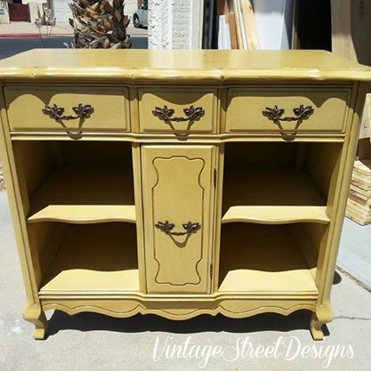 small buffet big makeover, painted furniture