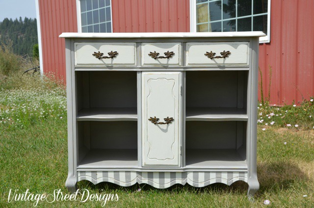 small buffet big makeover, painted furniture
