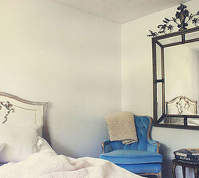 old crib to french country head board, bedroom ideas, painted furniture, repurposing upcycling