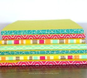 diy note pads and pen holder, crafts