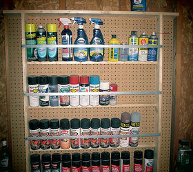 organizing spray paint art supply storage, organizing, storage ideas
