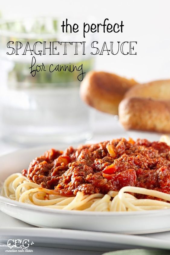 the perfect spaghetti sauce for canning, homesteading