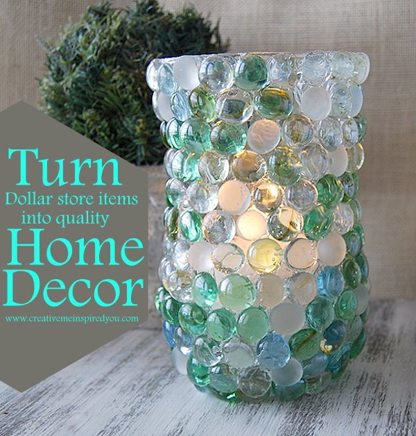 crafts vase dollar store glass beads, crafts, repurposing upcycling