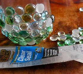 crafts vase dollar store glass beads, crafts, repurposing upcycling