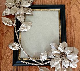 crafts paper flowers frame decorations, crafts, repurposing upcycling