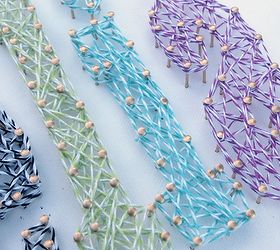 crafts string art twine bakers, crafts, home decor