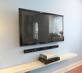 how to hide cables wires tv solution, electrical, living room ideas, shelving ideas, wall decor