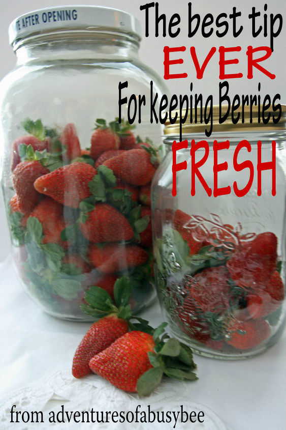 keeping berries fresh for a week or more
