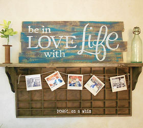 Be in Love With Life Pallet Sign