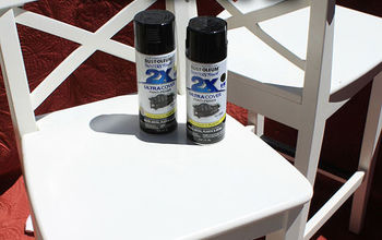Fácil actualización de taburetes de cocina con pintura en aerosol