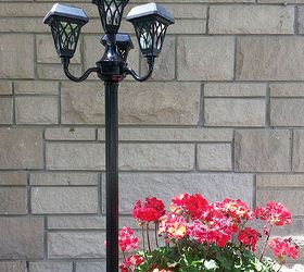 patio ideas repurposed lamps solar lights, lighting, outdoor living, patio