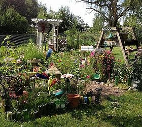 garden ideas summer art, gardening, repurposing upcycling