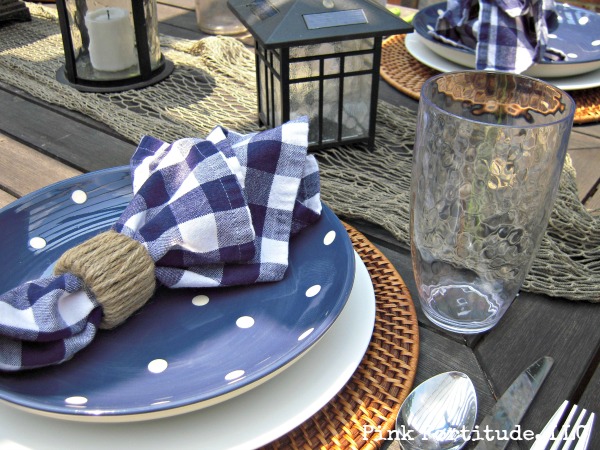 tablescape nautical sailing decor, outdoor living