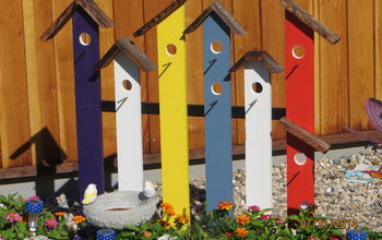 Birdhouse Trellis (Fence) of Many Colors