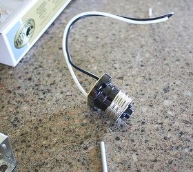 how to can light into pendant light, electrical, how to, lighting, repurposing upcycling