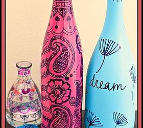 upcycled wine bottles, crafts, repurposing upcycling