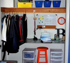closet home office backtoschool, bedroom ideas, closet, home decor, home office, repurposing upcycling, storage ideas