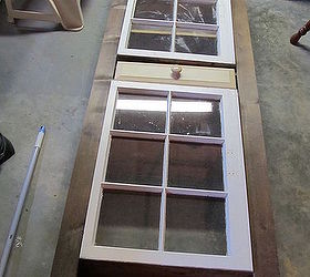 kitchen cupboard windows waterbed lumber upcycle, closet, diy, kitchen design, painted furniture, repurposing upcycling, windows, woodworking projects