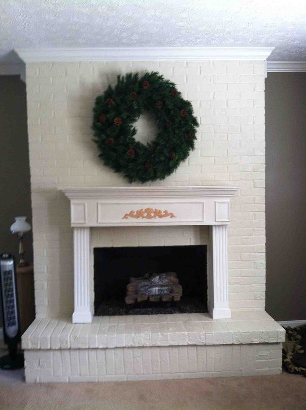 fireplace mantle redo update suggestions, fireplaces mantels, home decor, painting