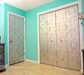 get an amazing faux silver leaf finish with just paint, closet, painted furniture, shabby chic