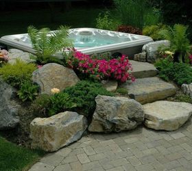 3 ideas for budget friendly backyard escapes, Hot Tub In Garden Effect
