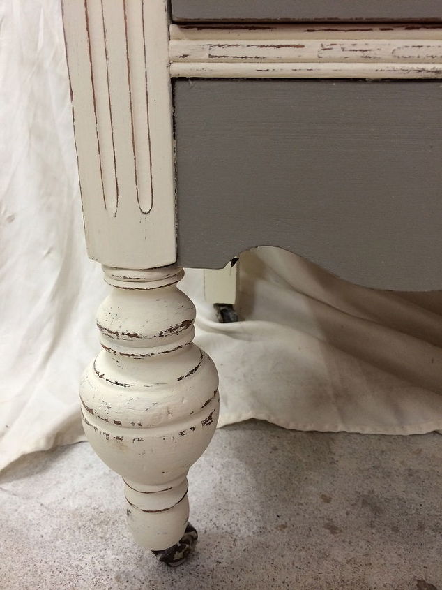 painted furniture wood antique annie sloan, chalk paint, painted furniture, shabby chic, Front leg