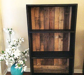 pallets bookshelf salvage redo wood, diy, painted furniture, pallet, rustic furniture, shelving ideas, woodworking projects