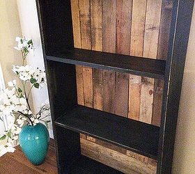 pallets bookshelf salvage redo wood, diy, painted furniture, pallet, rustic furniture, shelving ideas, woodworking projects