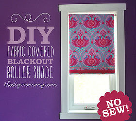 diy blind cover blackout fabric, home decor, reupholster, window treatments, windows