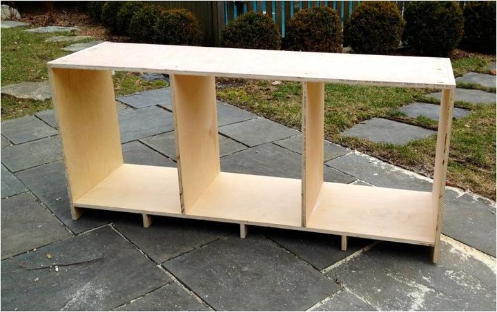 woodworking console from scratch knockoff, dining room ideas, diy, how to, living room ideas, woodworking projects