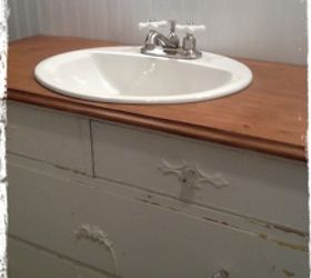 bathroom ideas old dresser to vanity upcycle, bathroom ideas, painted furniture, repurposing upcycling, Finished and beautiful
