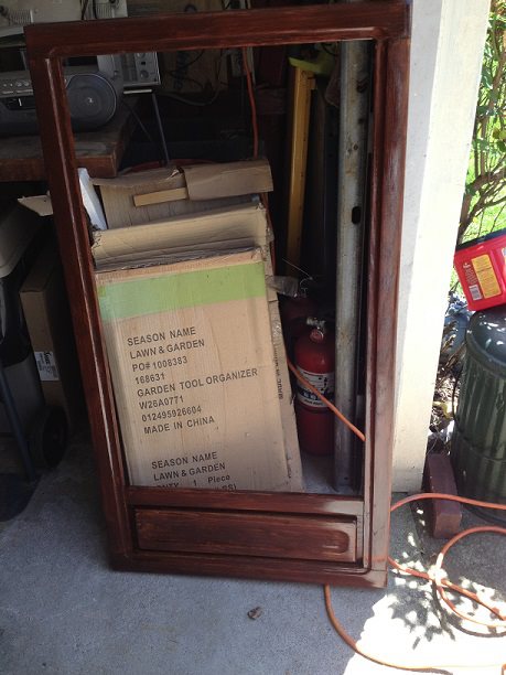 Diy Old Dresser Mirror Into Chalk Board Hometalk