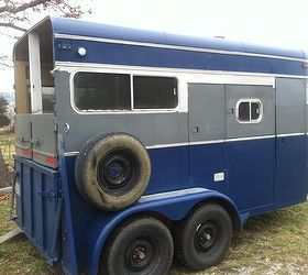 horse trailer make over