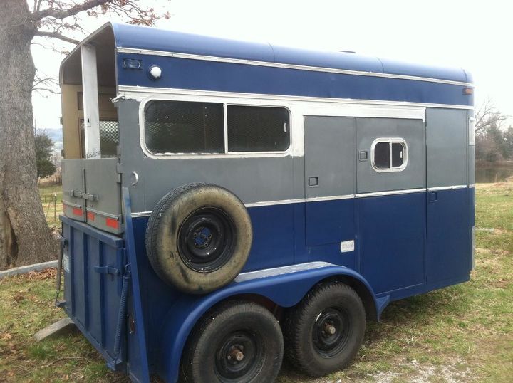 horse trailer make over