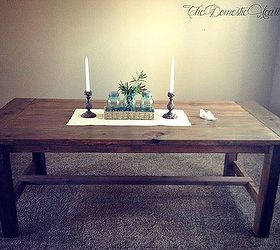 100 farmhouse dining table doable diy, dining room ideas, diy, woodworking projects