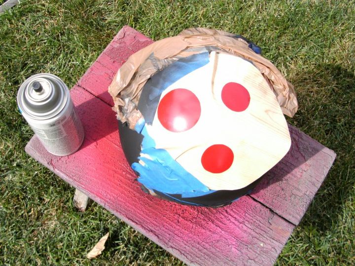 upcycled bowling ball yard art, crafts, gardening, repurposing upcycling