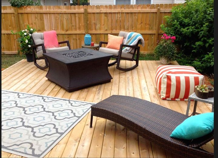 outdoor space, decks, outdoor furniture, outdoor living, painted furniture