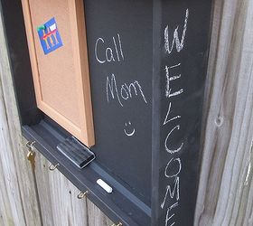 chalkboard paint memo board drawer repurpose, chalkboard paint, crafts, repurposing upcycling