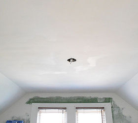 how to popcorn ceiling removal, diy, home maintenance repairs, how to, wall decor, Repaired drywall ready for priming