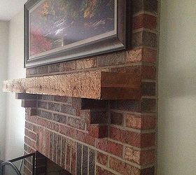 What to do with rustic mantel?