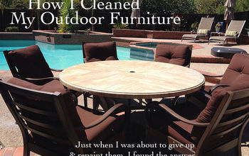  Como limpar móveis ao ar livre