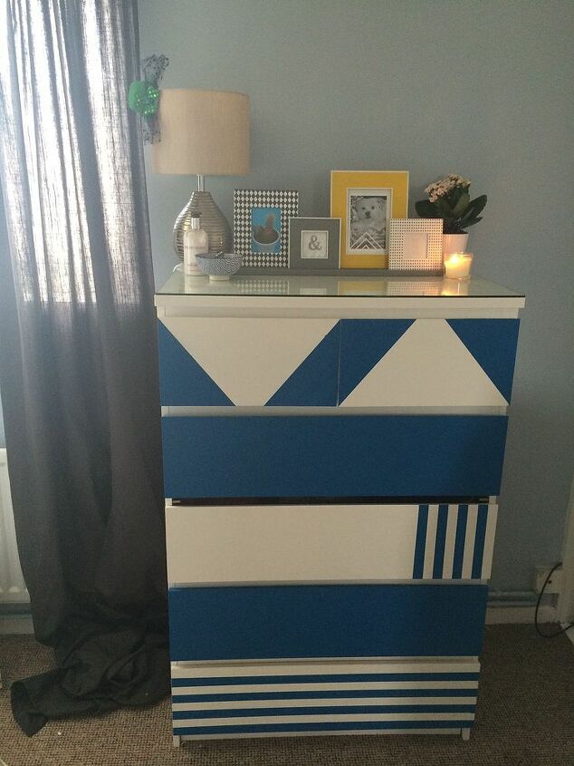 chest of drawers get a makeover, bedroom ideas, painted furniture