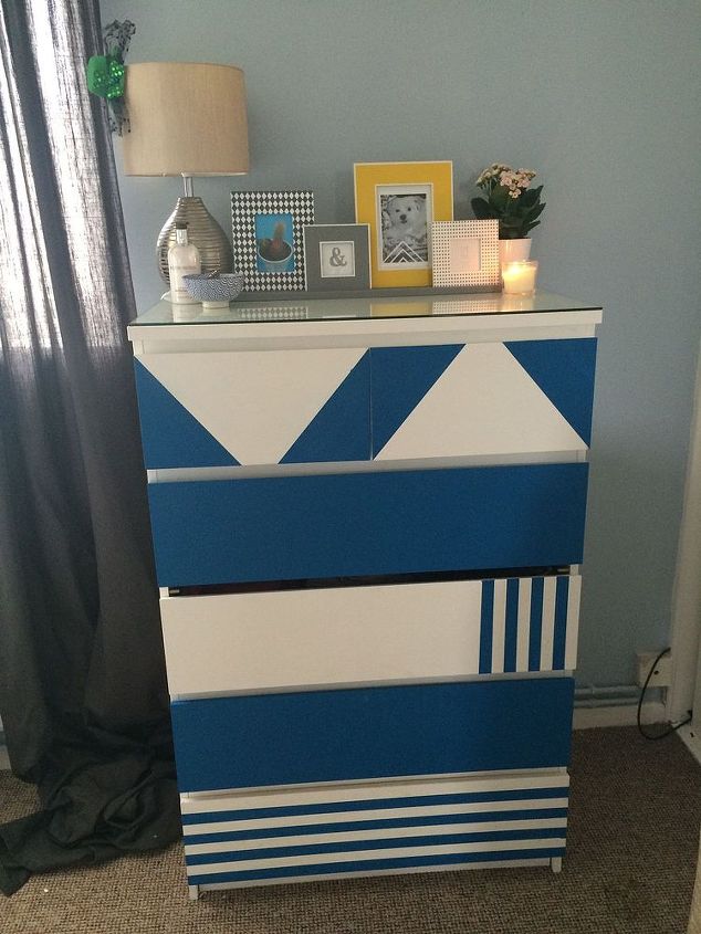 chest of drawers get a makeover, bedroom ideas, painted furniture