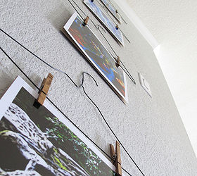 diy hanger art display, home decor, wall decor