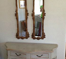 make a beautiful entry to your home with a few simple wow pieces, foyer, painted furniture