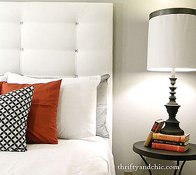 diy headboard upholstered budget bedroom, bedroom ideas, reupholster