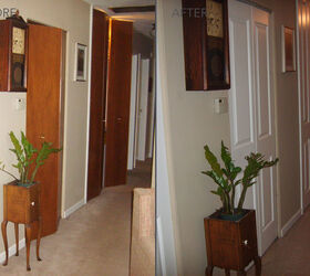 before after photos interior door replacement, doors, home decor