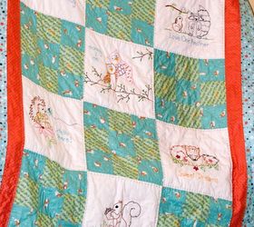 quilt baby newborn finished woodland, bedroom ideas, crafts, Finished Baby Quilt