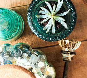 succulents planter antique glass insulator, gardening, succulents